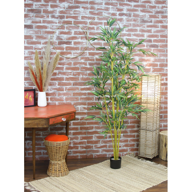 Primrue 72'' Faux Bamboo Tree in Planter & Reviews Wayfair
